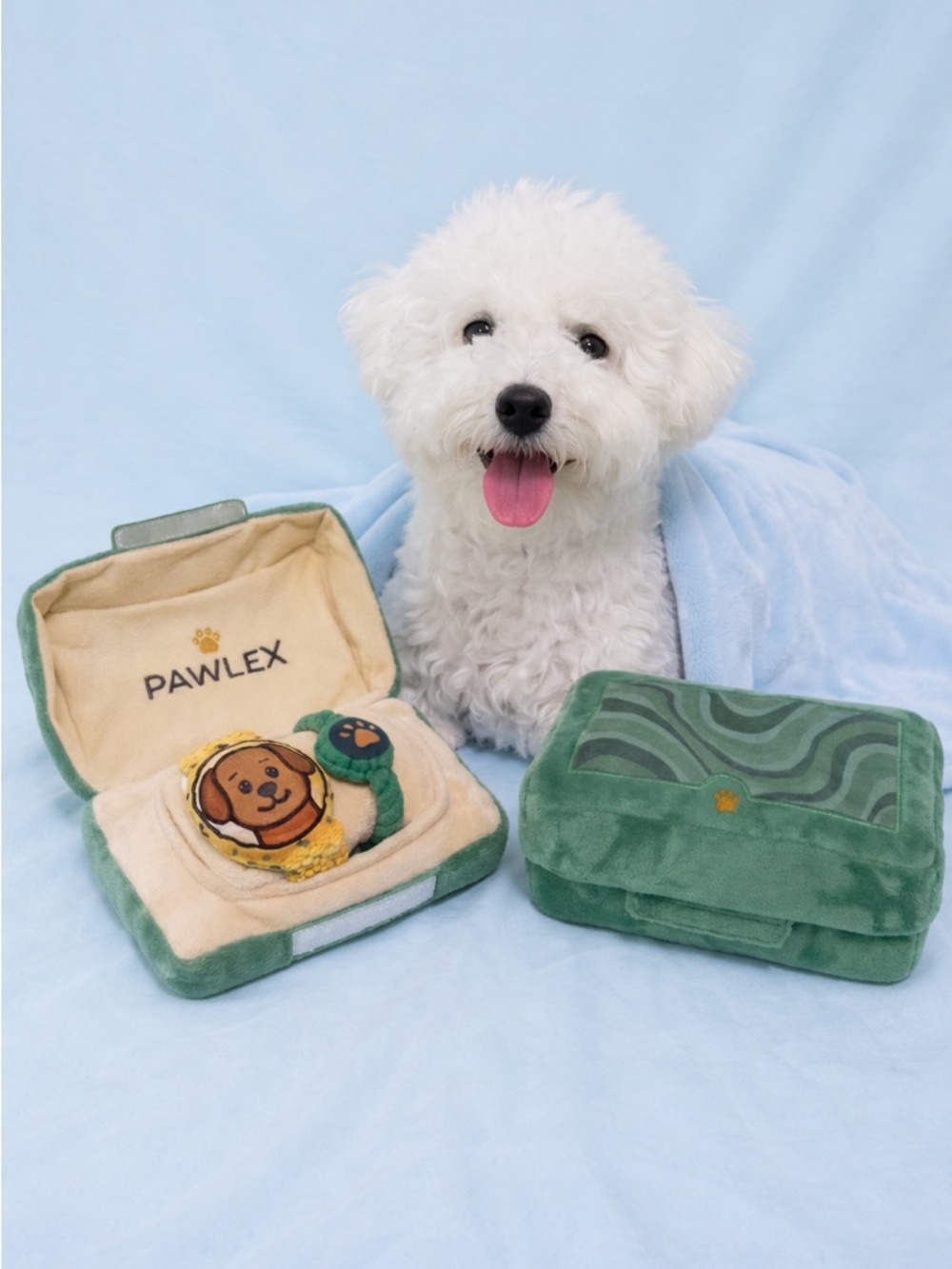 Pawlex Watch Inspired Plush Parody Squeaky Dog Toy (BRAND NEW)